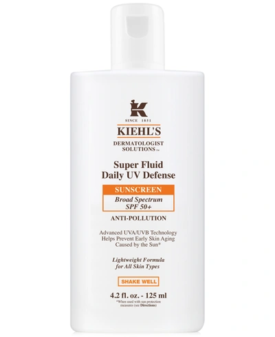 Kiehl's Since 1851 Dermatologist Solutions Super Fluid Daily Uv Defense, 4.2 Fl. Oz. In No Color
