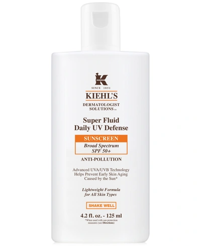 Kiehl's Since 1851 Dermatologist Solutions Super Fluid Daily Uv Defense, 4.2 Oz. In No Color