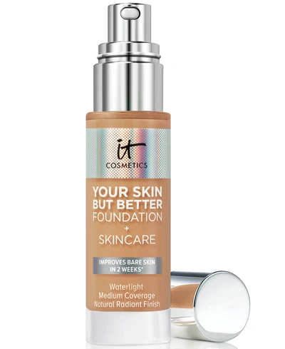 It Cosmetics Your Skin But Better Foundation + Skincare, 1 Oz. In Tan Cool