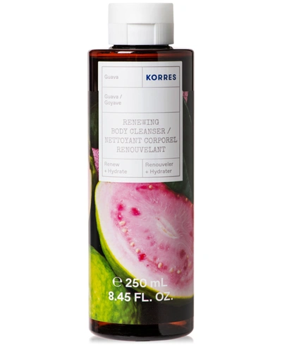 KORRES GUAVA RENEWING BODY CLEANSER, 8.45-OZ.