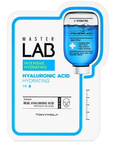 Tonymoly Master Lab Hyaluronic Acid Hydrating Sheet Mask In No Color