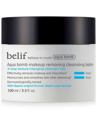 Belif Aqua Bomb Makeup Removing Cleansing Balm 3.3 Oz. In No Color