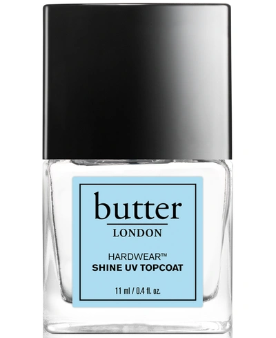 Butter London Hardwear Shine Uv Topcoat In No Color