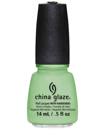 China Glaze Nail Lacquer With Hardeners In Highlight Of My Summer