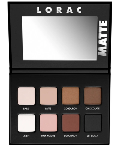 Lorac Pro Matte Eye Shadow Palette In Multi