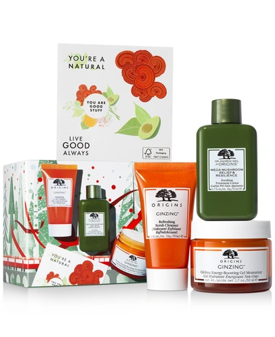 Origins 3-pc. Glow & Believe Ginzing & Mega-mushroom Hydrating Glow Set