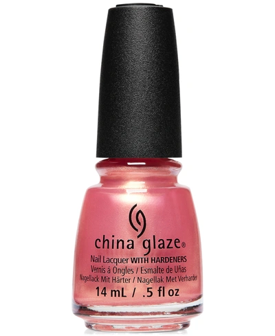 China Glaze Nail Lacquer With Hardeners In Moment In The Sunset