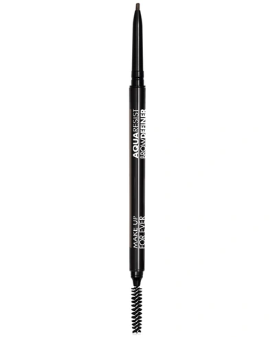 Make Up For Ever Aqua Resist Brow Definer Waterproof Eyebrow Pencil In White