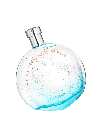 Hermes Eau Des Merveilles Bleue Eau De Toilette Spray, 3.3 Oz. In No Color