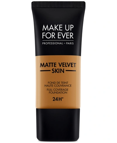Make Up For Ever Matte Velvet Skin Full Coverage Foundation In Y - Warm Amber