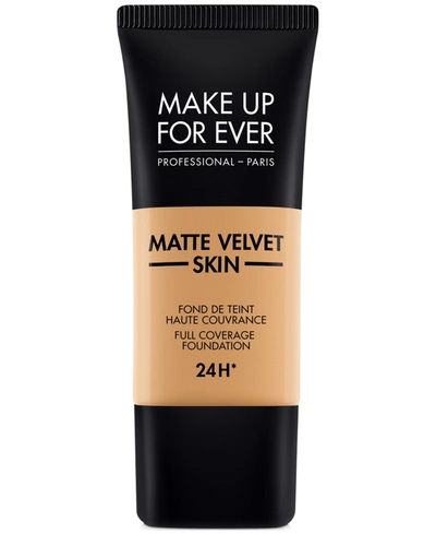 Make Up For Ever Matte Velvet Skin Full Coverage Foundation In Y - Golden Honey