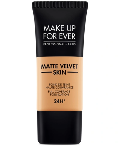 Make Up For Ever Matte Velvet Skin Full Coverage Foundation In Y - Caramel