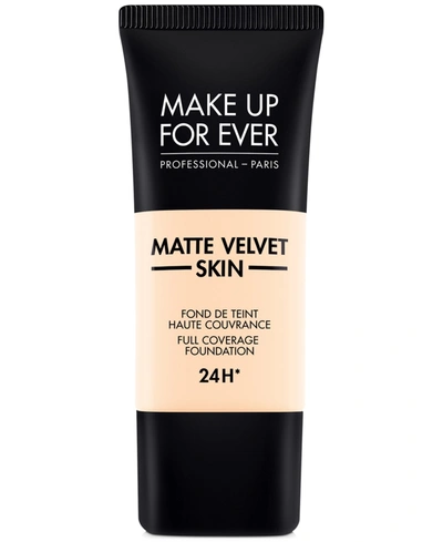 Make Up For Ever Matte Velvet Skin Full Coverage Foundation In Y - Alabaster