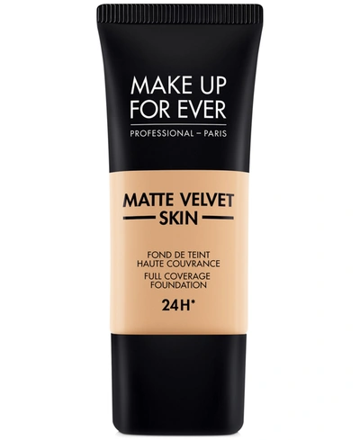 Make Up For Ever Matte Velvet Skin Full Coverage Foundation In Y - Dark Sand