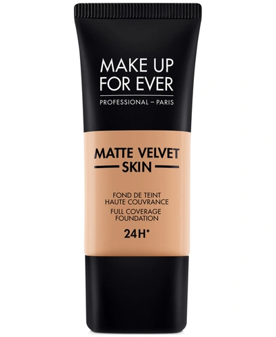 Make Up For Ever Matte Velvet Skin Full Coverage Foundation In R - Golden Beige