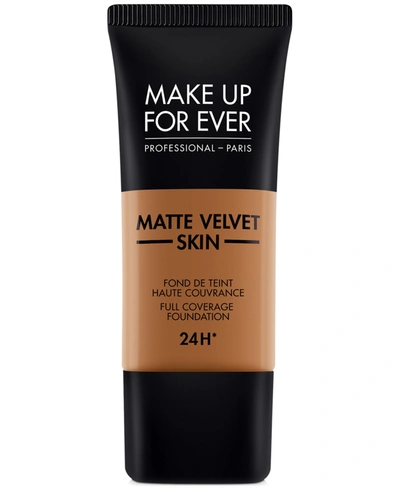 Make Up For Ever Matte Velvet Skin Full Coverage Foundation In R - Coffee