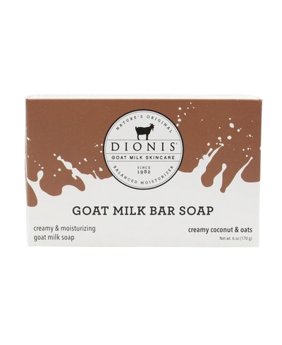 Dionis Goat Milk Creamy Coconut And Oats Bar Soap, 6 oz