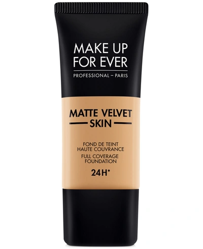 Make Up For Ever Matte Velvet Skin Full Coverage Foundation In Y - Almond