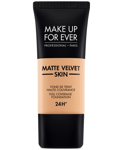 Make Up For Ever Matte Velvet Skin Full Coverage Foundation In Y - Sand