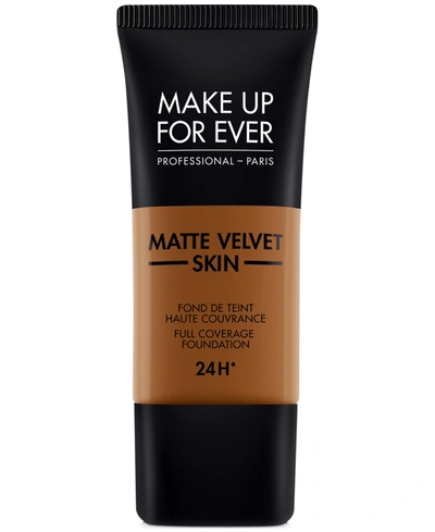 Make Up For Ever Matte Velvet Skin Full Coverage Foundation In R - Brown