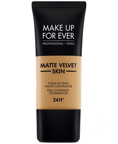 Make Up For Ever Matte Velvet Skin Full Coverage Foundation In Y - Nut