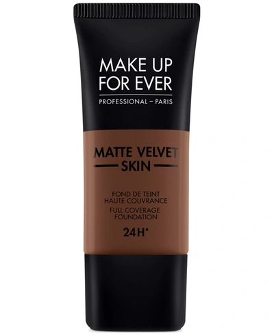 Make Up For Ever Matte Velvet Skin Full Coverage Foundation In R - Chocolate