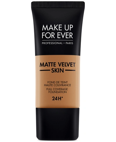 Make Up For Ever Matte Velvet Skin Full Coverage Foundation In Y - Toffee