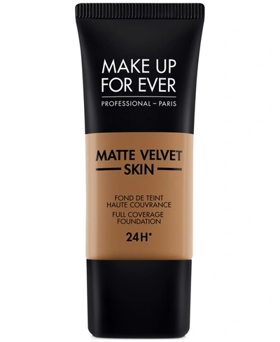 Make Up For Ever Matte Velvet Skin Full Coverage Foundation In Y - Cognac