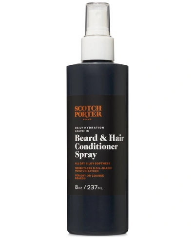 Scotch Porter Daily Hydration Leave-in Beard & Hair Conditioner Spray, 8 Oz. In Dark Blue