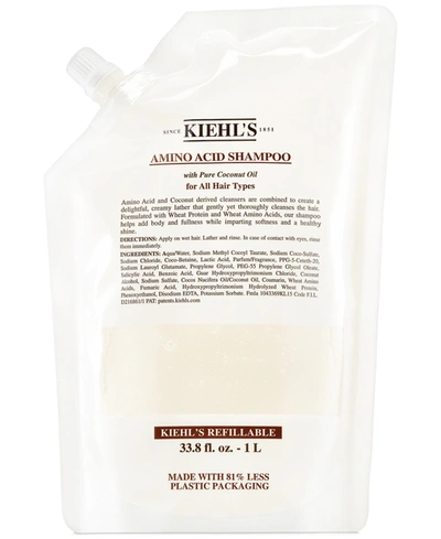 Kiehl's Since 1851 33.8 Oz. (1l) Amino Acid Shampoo Refill Pouch In No Colour