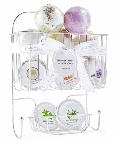 Lovery Aromatherapy Shower Steamer Tablets And Bath Bombs Body Care Gift Set, Bath And Shower Caddy Set, 11 In No Color