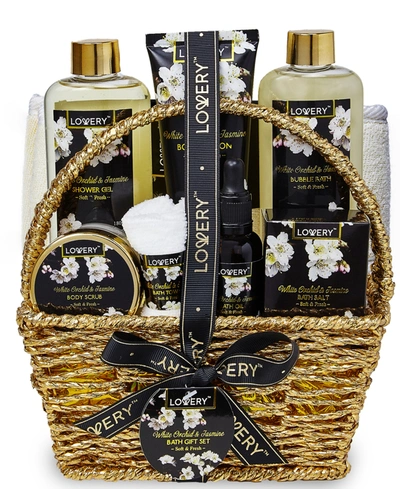 Lovery Home Spa Orchid Jasmine Body Care Gift Set, 9 Piece