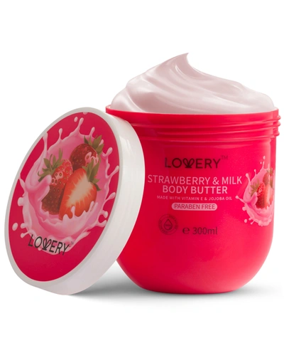 Lovery Strawberry Milk Body Butter, Bath And Body Care, 12 oz