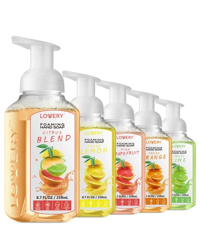 Lovery Hand Foaming Soap In Citrus Blend, Lemon, Orange, Lime, Pink Grapefruit, Moisturizing Hand Soap In No Color
