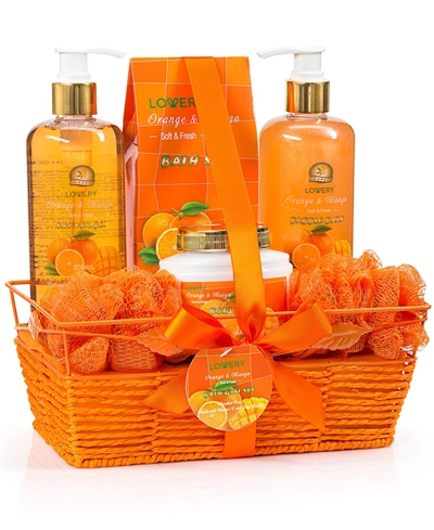 Lovery Orange Mango Body Care Gift Set, 7 Piece