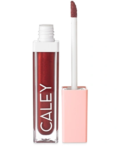 Caley Cosmetics Plumping Color Crush Natural Liquid Lip In Burgundy