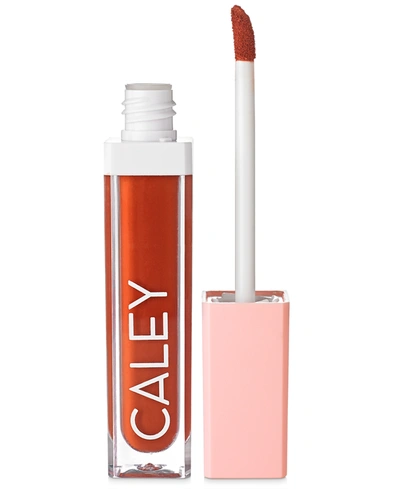 Caley Cosmetics Plumping Color Crush Natural Liquid Lip In Red