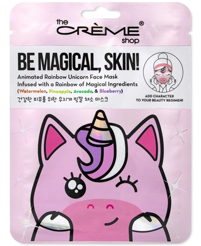 The Creme Shop Be Magical, Skin! Animated Rainbow Unicorn Face Mask