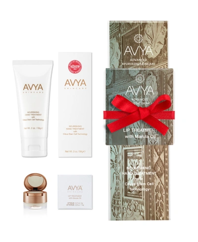 Avya Love Your Lips And Hands Gift Set, 2 Piece
