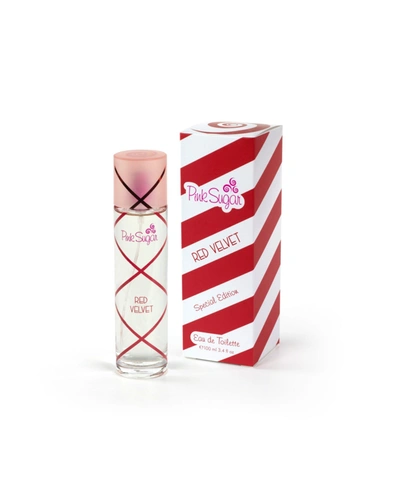Pink Sugar Women's Red Velvet Eau De Toilette Spray, 3.4 oz