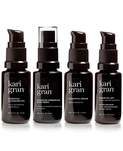 Kari Gran 4-pc. Mini Skincare Regimen With Rose Tonic Set