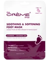THE CREME SHOP SOOTHING & SOFTENING FOOT MASK, 3-PK.