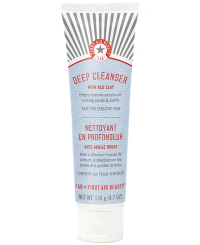 First Aid Beauty Pure Skin Deep Cleanser With Red Clay 139ml-no Color In Multi