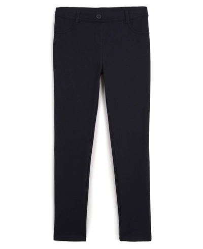 Nautica Kids' Little Girls Knit Jeggings In Navy