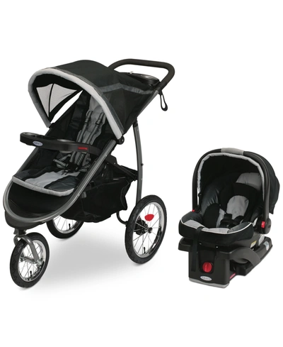 Graco Babies' Fastaction Fold Jogger Click Connect Travel System In Gotham