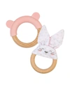 SARO BY KALENCOME BABY RING AND BUNNY TEETHER BUNDLE