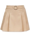 NAUTICA LITTLE GIRLS UNIFORM BELTED PLEATED SCOOTER SHORTS