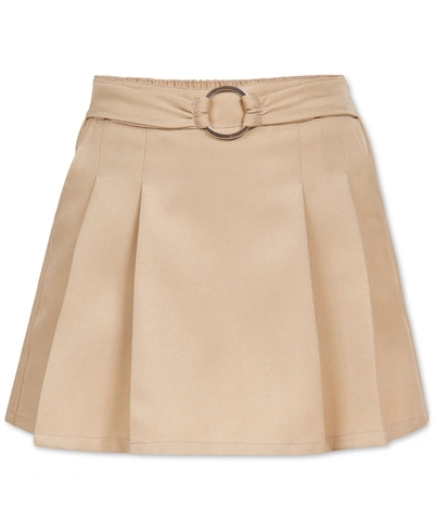 Nautica Little Girls Pleated Scooter Shorts In Khaki