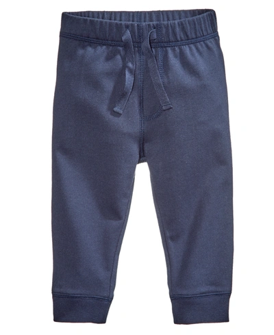 First Impressions Baby Boys Pull On Jogger Pants, Created For Macy's In Navy Nautical