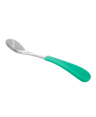 Avanchy Stainless Steel Infant Spoons 2 Pack In Green